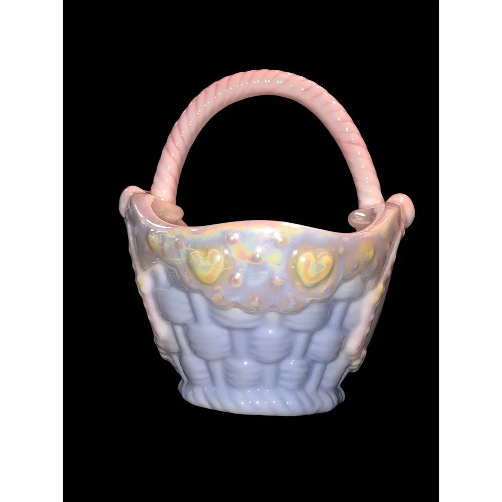 1996 Vintage Precious Moments Collectible Porcelain‎ Basket 